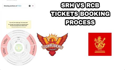 sunrisers hyderabad vs rcb tickets booking